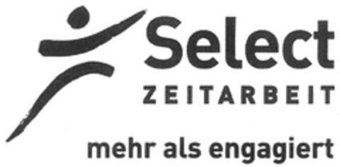 Select ZEITARBEIT mehr als engagiert Logo (DPMA, 08.07.2008)