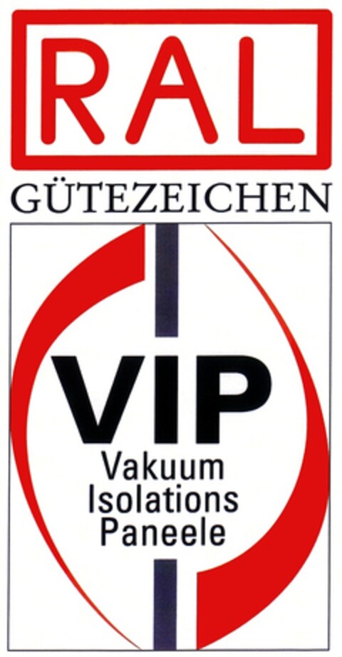 RAL GÜTEZEICHEN VIP Vakuum Isolations Paneele Logo (DPMA, 14.01.2009)