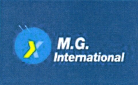 x M.G. International Logo (DPMA, 01/12/2012)