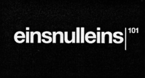einsnulleins Logo (DPMA, 18.10.2012)