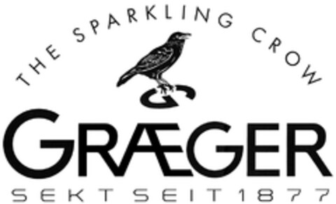 THE SPARKLING CROW GRAEGER SEKT SEIT 1877 Logo (DPMA, 27.02.2013)