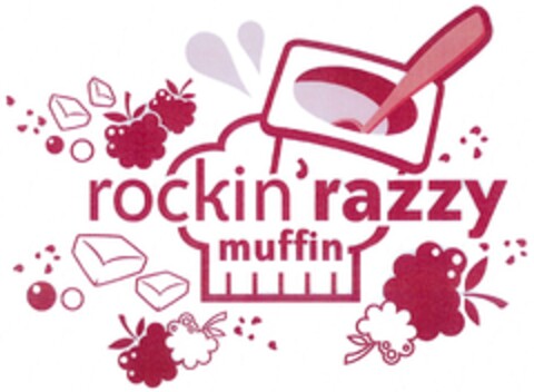 rockin'razzy muffin Logo (DPMA, 07/17/2013)