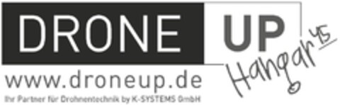 DRONE UP www.droneup.de Hangar45 Ihr Partner für Drohnentechnik by K-SYSTEMS GmbH Logo (DPMA, 31.07.2014)