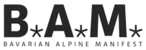 B.A.M. BAVARIAN ALPINE MANIFEST Logo (DPMA, 07.08.2015)