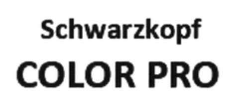 Schwarzkopf COLOR PRO Logo (DPMA, 15.02.2016)