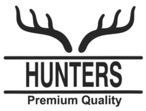 HUNTERS Premium Quality Logo (DPMA, 22.08.2016)