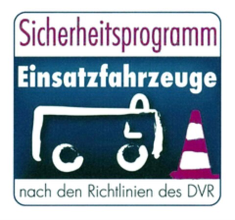 Sicherheitsprogramm Einsatzfahrzeuge nach den Richtlinien des DVR Logo (DPMA, 06.10.2016)