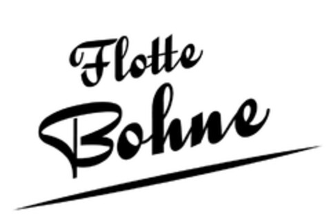 Flotte Bohne Logo (DPMA, 26.09.2017)