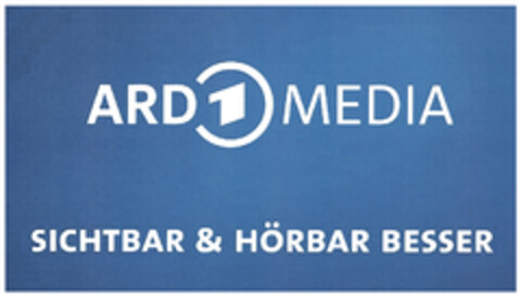 ARD 1 MEDIA SICHTBAR & HÖRBAR BESSER Logo (DPMA, 09/11/2021)