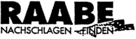 RAABE NACHSCHLAGEN FINDEN Logo (DPMA, 20.11.2002)
