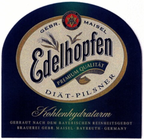 Edelhopfen DIÄT-PILSNER Logo (DPMA, 10/06/2005)