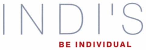 INDI'S BE INDIVIDUAL Logo (DPMA, 22.12.2005)