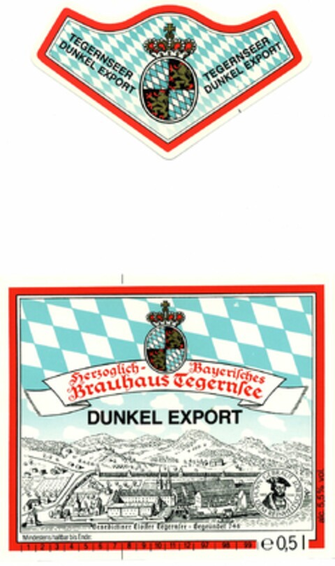 Herzoglich-Bayerisches Brauhaus Tegernsee DUNKEL EXPORT Logo (DPMA, 07/19/2006)