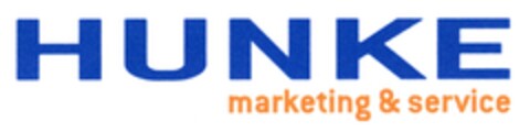 HUNKE marketing & service Logo (DPMA, 12/14/2006)