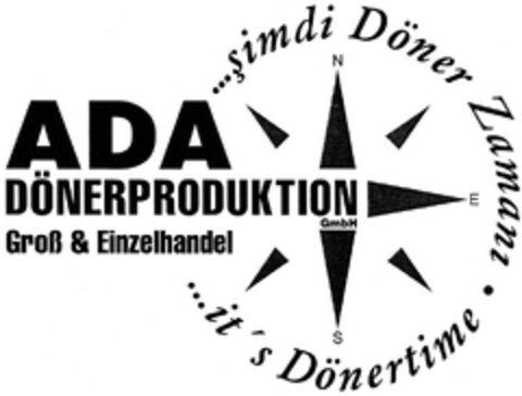 ADA DÖNERPRODUKTION Logo (DPMA, 14.12.2006)