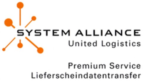 SYSTEM ALLIANCE United Logistics Premium Service Lieferscheindatentransfer Logo (DPMA, 21.12.2006)