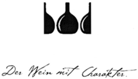 Der Wein mit Charakter Logo (DPMA, 29.10.2007)