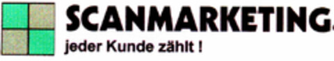 SCANMARKETING jeder Kunde zählt! Logo (DPMA, 02/03/1996)