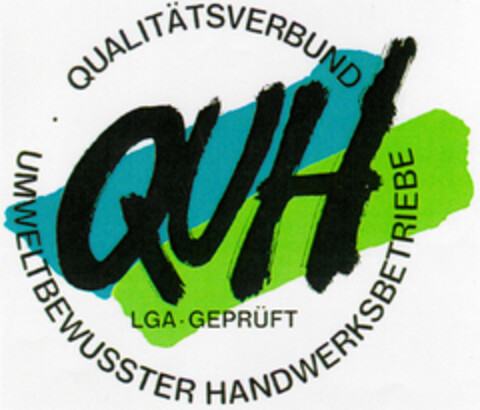 QUH QUALITÄTSVERBUND Logo (DPMA, 29.03.1996)