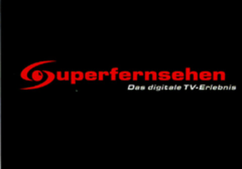 Superfernsehen  Das digitale TV-Erlebnis Logo (DPMA, 15.08.1996)