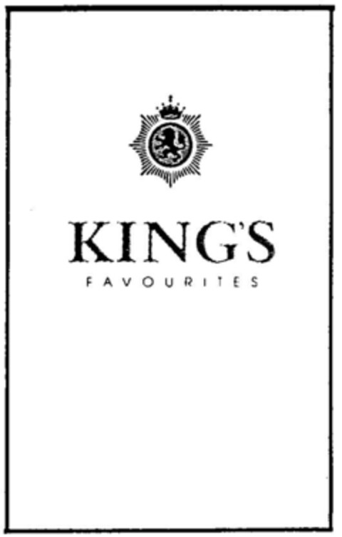 KING'S FAVOURITES Logo (DPMA, 09/12/1996)