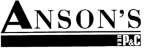 ANSON'S van P&C Logo (DPMA, 05.02.1997)