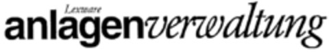 Lexware anlagenverwaltung Logo (DPMA, 11/10/1999)