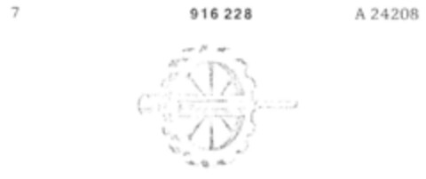 916228 Logo (DPMA, 06.12.1972)