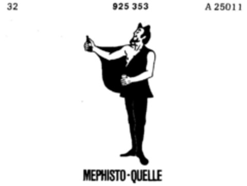 MEPHISTO-QUELLE Logo (DPMA, 16.06.1973)