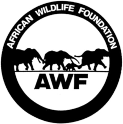 AWF AFRICAN WILDLIFE FOUNDATION Logo (DPMA, 04/01/1993)