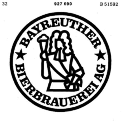 BAYREUTHER BIERBRAUEREI AG Logo (DPMA, 28.09.1973)