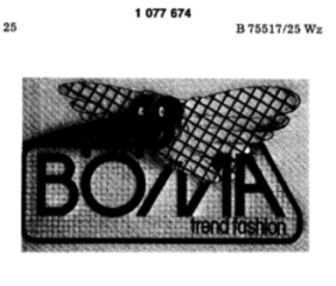 BÖMA trend fashion Logo (DPMA, 12.10.1984)