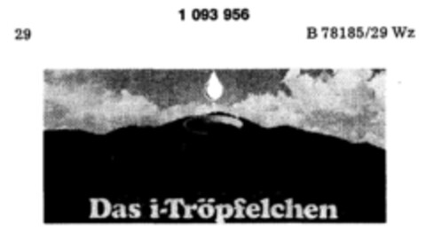 Das i-Tröpfelchen Logo (DPMA, 11/26/1985)