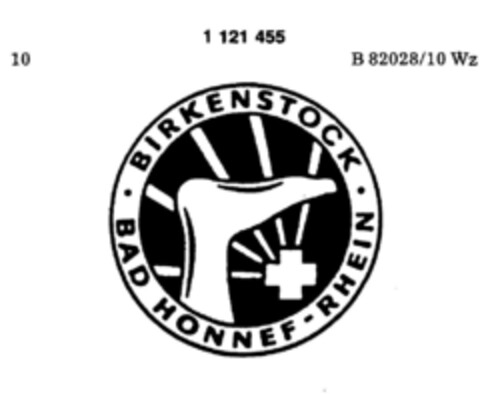 · BIRKENSTOCK · BAD HONNEF-RHEIN Logo (DPMA, 19.06.1987)