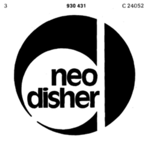 neo disher Logo (DPMA, 04.05.1974)