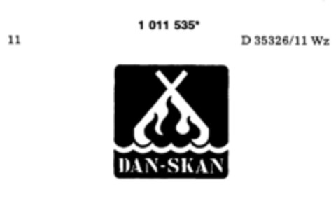 DAN-SKAN Logo (DPMA, 21.06.1980)