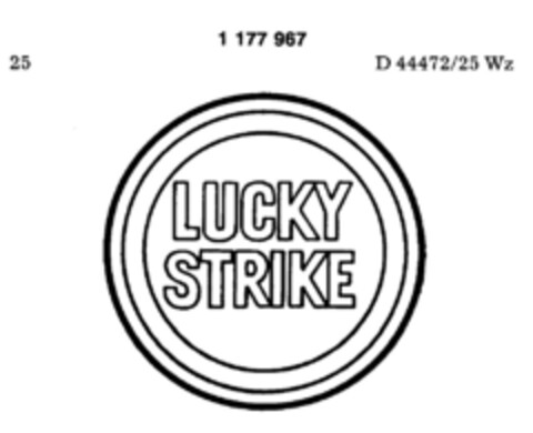 LUCKY STRIKE Logo (DPMA, 22.03.1988)