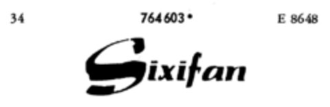 Sixifan Logo (DPMA, 27.06.1962)