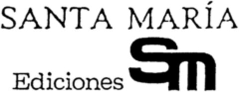 SANTA MARIA Ediciones SM Logo (DPMA, 29.05.1989)