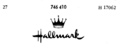 Hallmark Logo (DPMA, 11/11/1959)