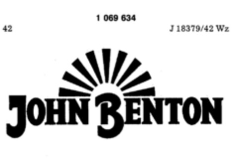 JOHN BENTON Logo (DPMA, 11.06.1983)