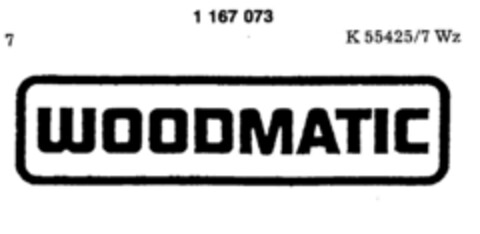 WOODMATIC Logo (DPMA, 07.12.1989)