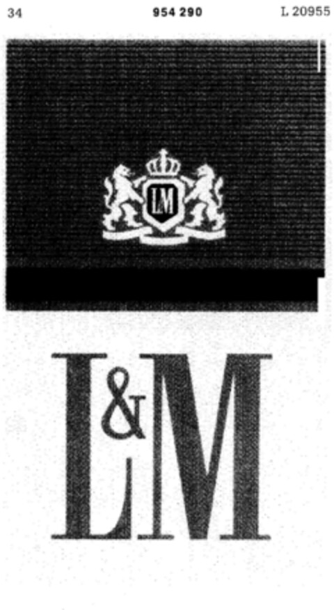 L&M Logo (DPMA, 13.03.1976)