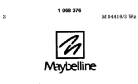 Maybelline Logo (DPMA, 01.03.1984)