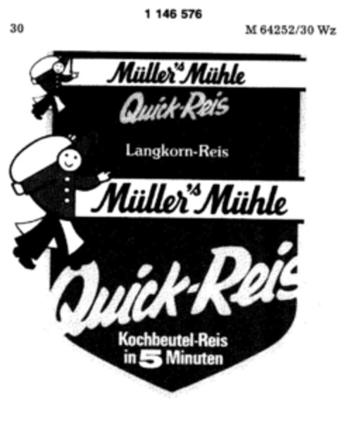 Müller`s Mühle Quick-Reis Logo (DPMA, 24.12.1988)