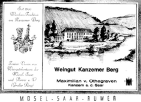 Weingut Kanzemer Berg Logo (DPMA, 07/20/1977)