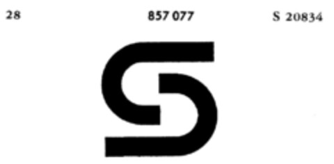 857077 Logo (DPMA, 07.03.1968)