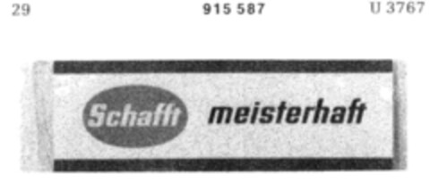 Schafft meisterhaft Logo (DPMA, 06/14/1972)