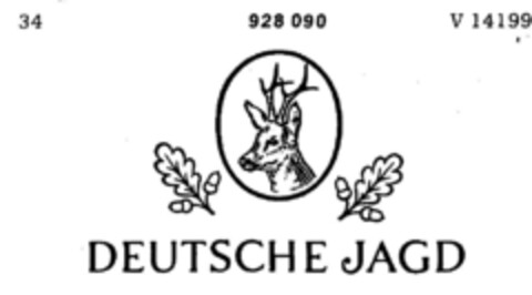 DEUTSCHE JAGD Logo (DPMA, 04.02.1974)