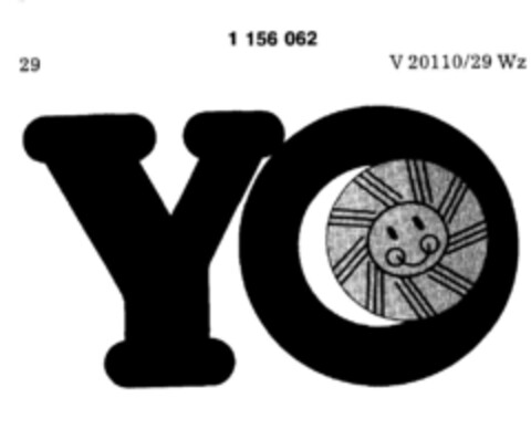 YO Logo (DPMA, 27.12.1986)